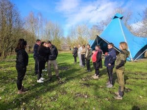 leergang social design groep buiten