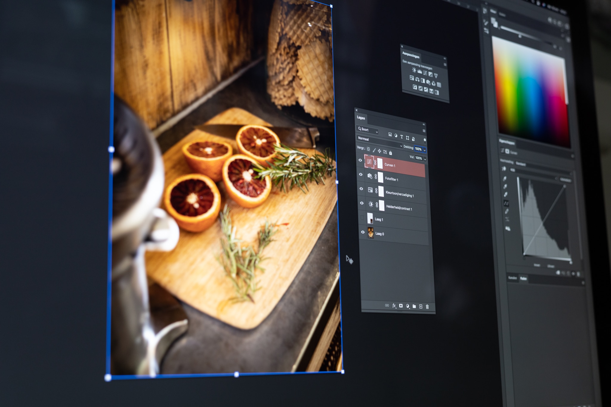 ontwerp gemaakt met adobe photoshop