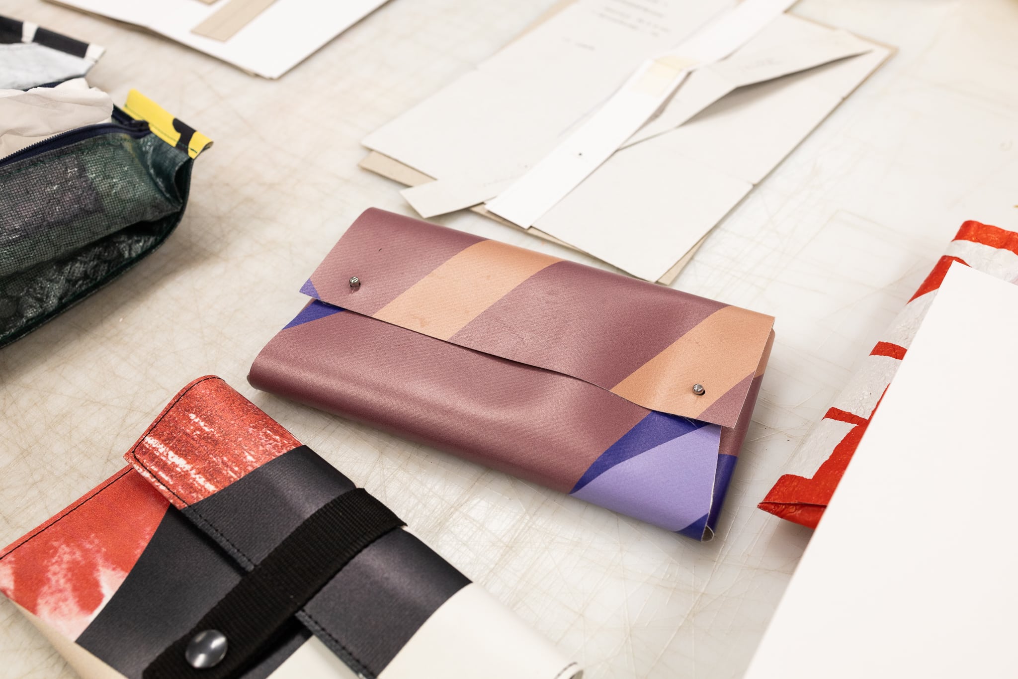 leren etui tas maken