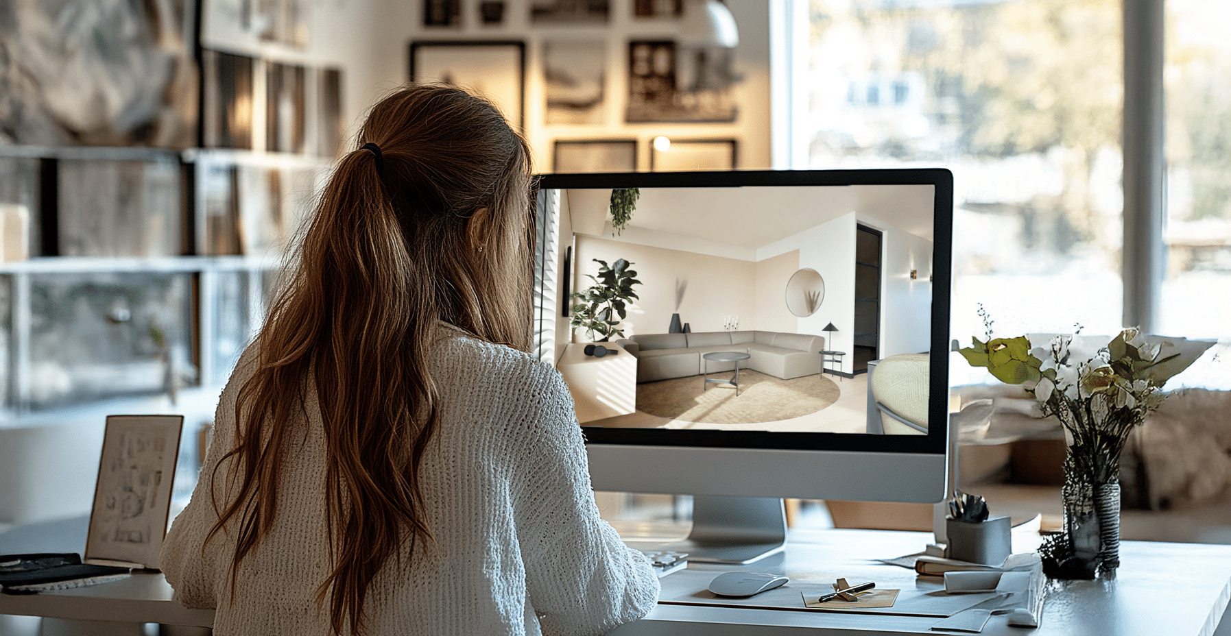 unlit vrouw achter scherm training unlit