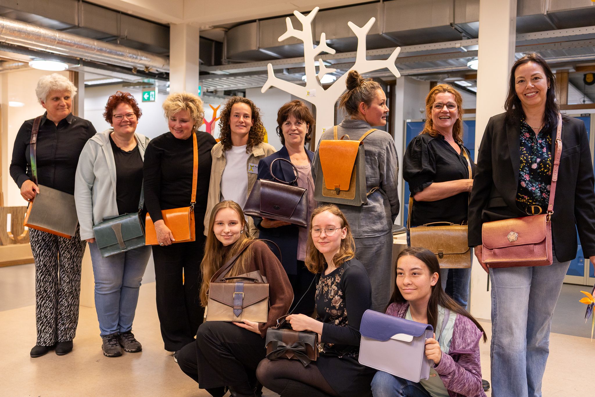 expositie leren tas maken op 27 mei 2025 bij cibap next