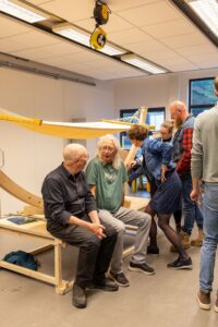 meubelmaken expositie eindstuk hangmat deelnemer training Cibap Next